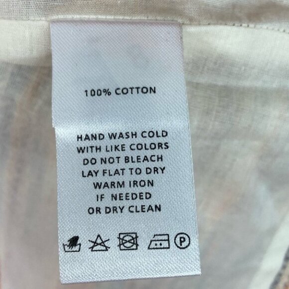 NWT Lilla P Slub Tweed Casual Newport Dress Orange Combo Size Large Boho Shift L - Picture 9 of 16